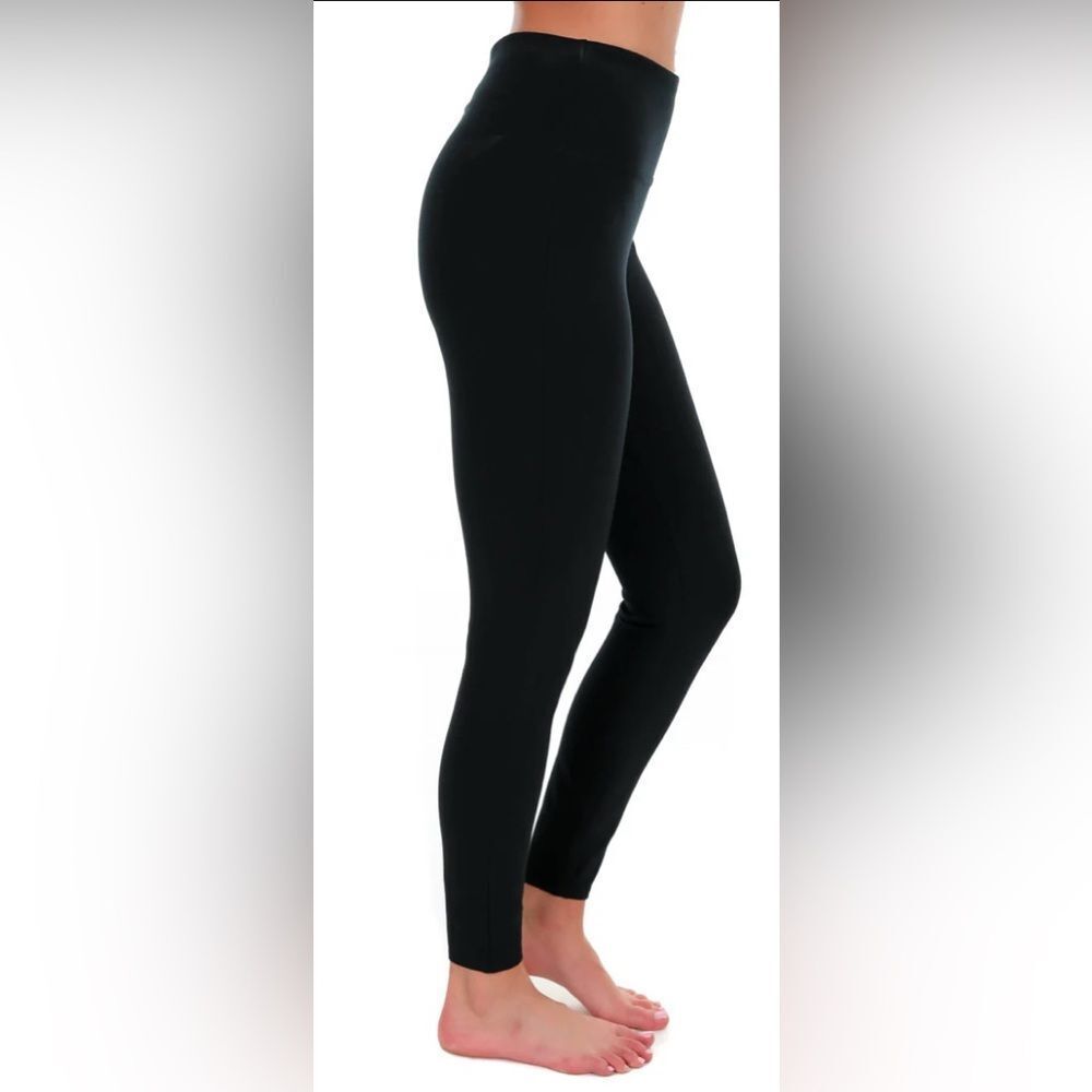 SpanxLegging Pant Style 20264R Black Stretch Ankle Women's Size M EUC